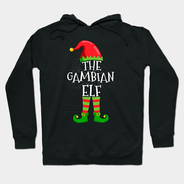 Gambian Elf Family Matching Christmas Group Funny Gift Hoodie by silvercoin